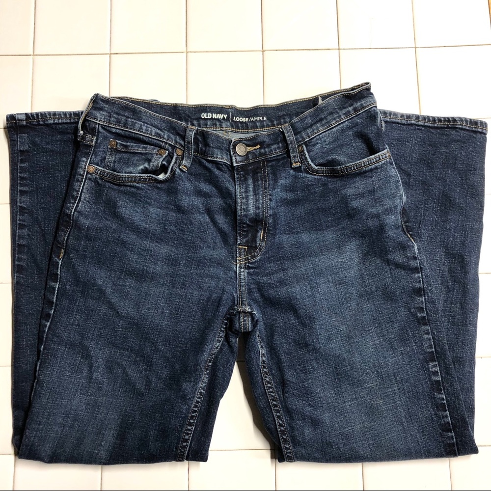 Old Navy men’s 32/30 loose/ample jeans dark wash